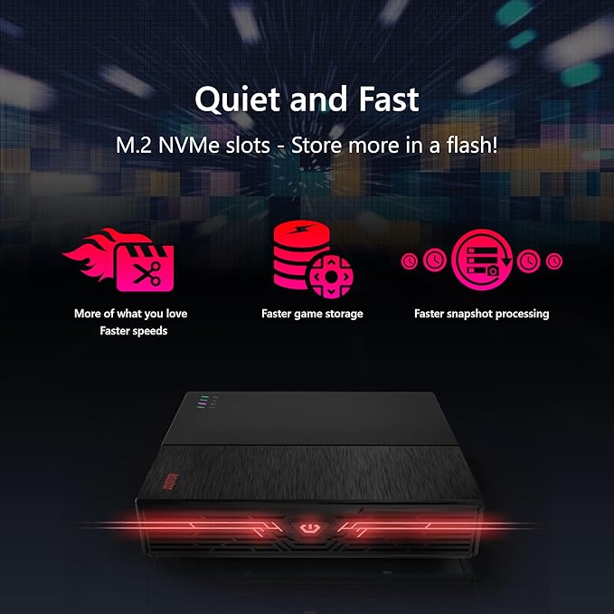 Asustor FLASHSTOR 6 Gen2 FS6806X, 6 Bay All-Flash NVMe NAS, AMD Ryzen Quad-Core CPU, 8GB DDR5 ECC RAM, 10GbE, USB4, Enterprise Grade for Enthusiasts, Network Attached Storage (Diskless)