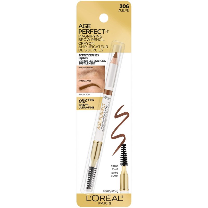 L’Oréal Paris Age Perfect Brow Magnifying Pencil with Vitamin E, Auburn