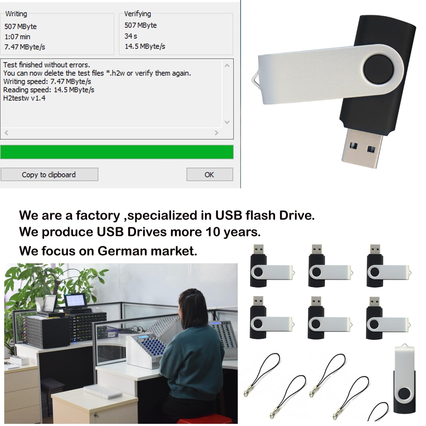 lcwamy 512MB Flash Drives 100 Pack USB Drives Bulk USB Flash Drive 100 Pack Flash Drive Bulk Thumb Drive Pendrive CupShadow USB(Black, No Logo)