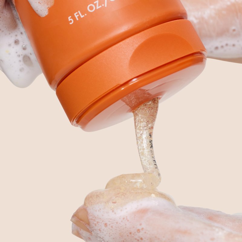Origins GinZing Gentle Exfoliating Cleanser | Visibly Refines Pores & Brightens | With Caffeine, Ginseng & Jojoba Beads, 5 Fl Oz