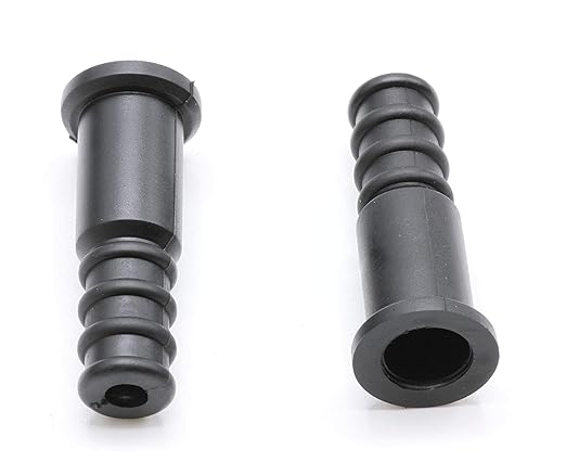 THE CIMPLE CO Coaxial Cable Weather Boot - RG6 Connectors RG59 Ends Coaxial Boots - Weatherproof (Black) - Pack of 10