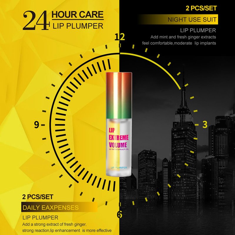 Lip Plumper Set - Lip Plumper Extreme - Plumping Lip Gloss - Lip Enhancer Plumper - Lip Moisturizer for Dry Lips - Lip Filler Plumper - Volumize Lips Instantly for Thicker & Fuller Lips1