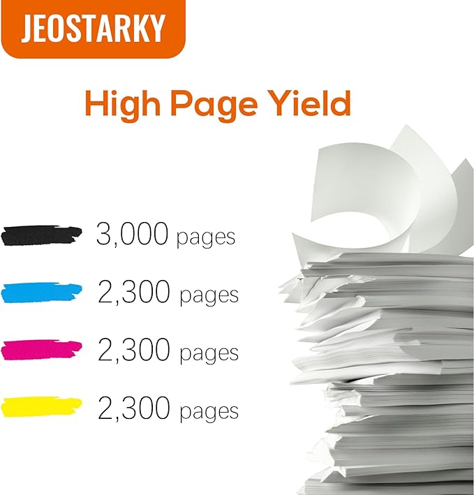Jeostarky TN229XL TN229 Toner Cartridge High Yield Replacement for Brother TN229 TN229XL Toner Compatible with Brother MFC-L3780CDW MFC-L3720CDW HL-L3280CDW HL-L3220CDW HL-L3300CDW HL-L3295CDW Printer