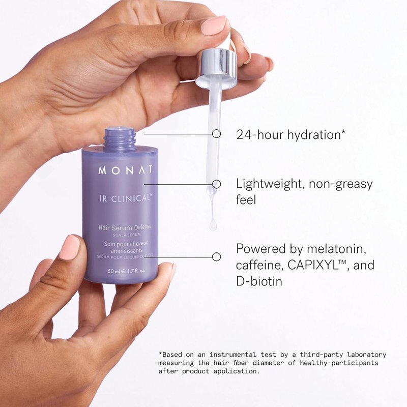 MONAT IR Clinical™ Hair Thinning Defense Scalp Serum - Nourishes Scalp, Reduces Breakage | Thicker, Fuller Hair
