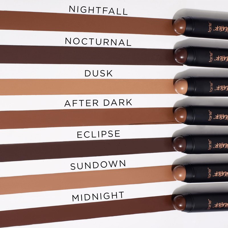 tarte maneater silk stick bronzer – Buildable Lightweight Cream Bronzer, Natural Matte Finish, Vegan & Cruelty-Free, full size, after dark