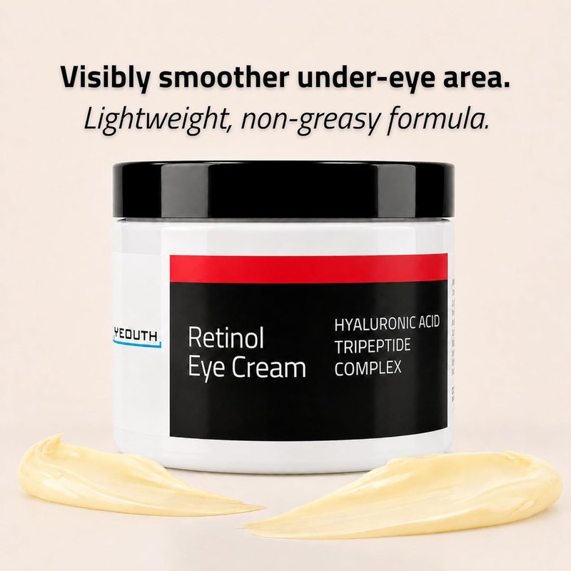 Retinol Cream for Face - Firming Night Moisturizer with Hyaluronic Acid, Ginseng & Green Tea | 2oz