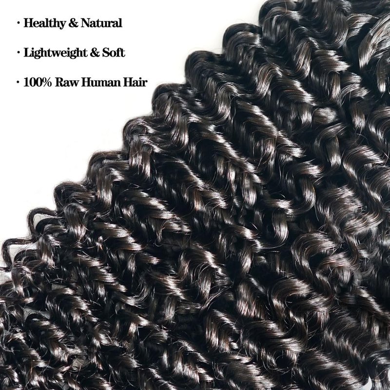 Jerry Curly Pre-Separated Feather Crochet Hair Reusable Knotless Real Human Hair With String Curly Human Crochet Hair Extensions For Braiding 14inch 50g