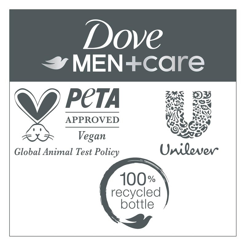 Dove Men + Care Shampoo - Fresh & Clean Hair Refreshing Formula with Menthol | 28 fl oz