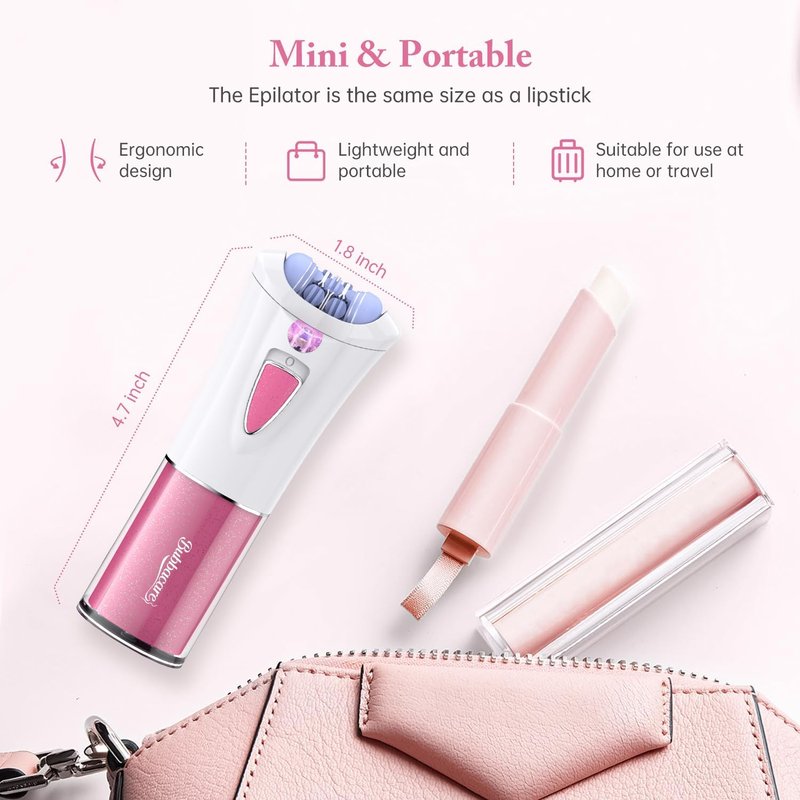 Facial Epilator - Smooth Glide Hair Remover for Women | Face, Bikini, Legs & Arms