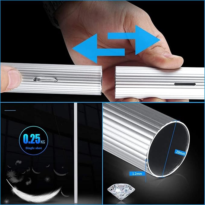 Photovoltaic Panel Cleaning,Cleaning Pole,Water Fed Telescopic Brush,Window Clean,Extendable Cleaner Conservatory Roof Cleaning Tools,7.2m/24FT