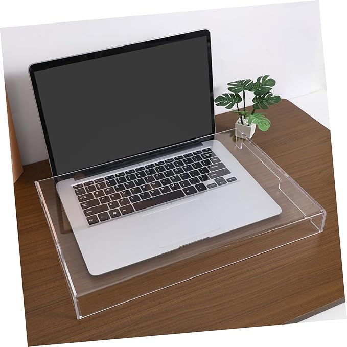 DOITOOL Clear Acrylic Keyboard Cover Protector Anti-Cat, 15.6 in Laptop Keyboard Dust Cover Computer Transparent Mechanical Laptop Protector Case, 15.7x10.4x1.6in