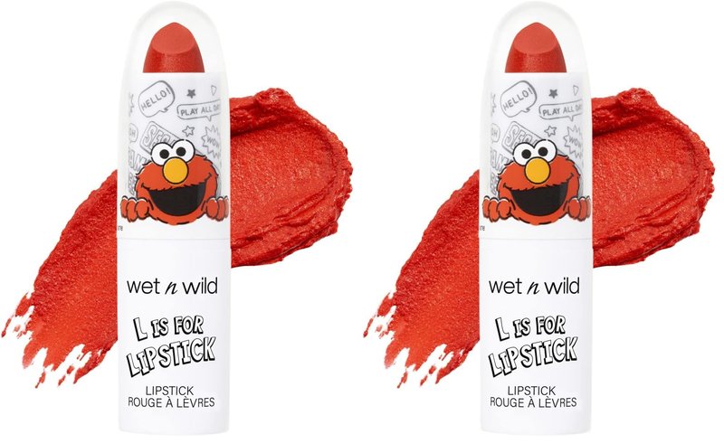 wet n wild x Sesame Street, L Is For Lipstick Giggles (Pack of 2)