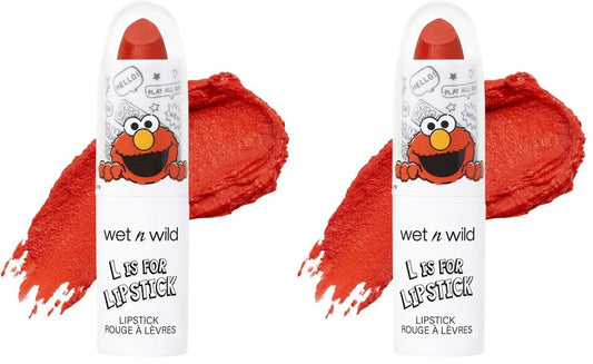 wet n wild x Sesame Street, L Is For Lipstick Giggles (Pack of 2)