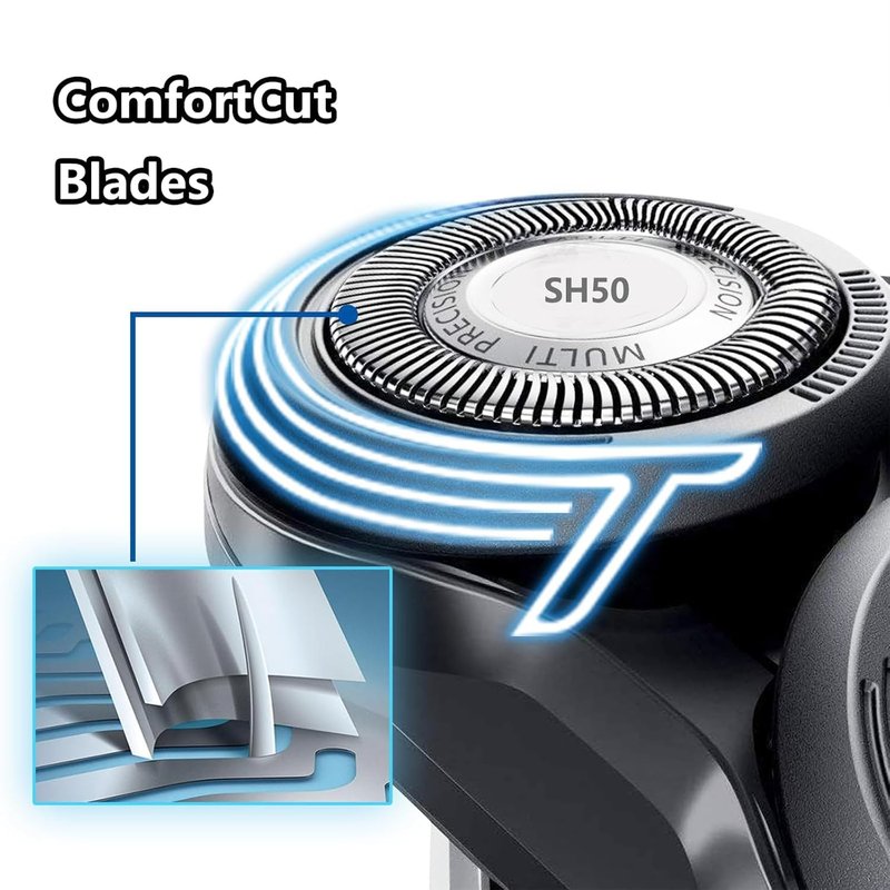 SH50/52 Replacement Head Compatible With Norelco 5000 Series Electric Shavers, Sh50 Replacement Head Compatible With Norelco Shaver S5000 S5110 S5100 S5080 S5420 S5070 Heads