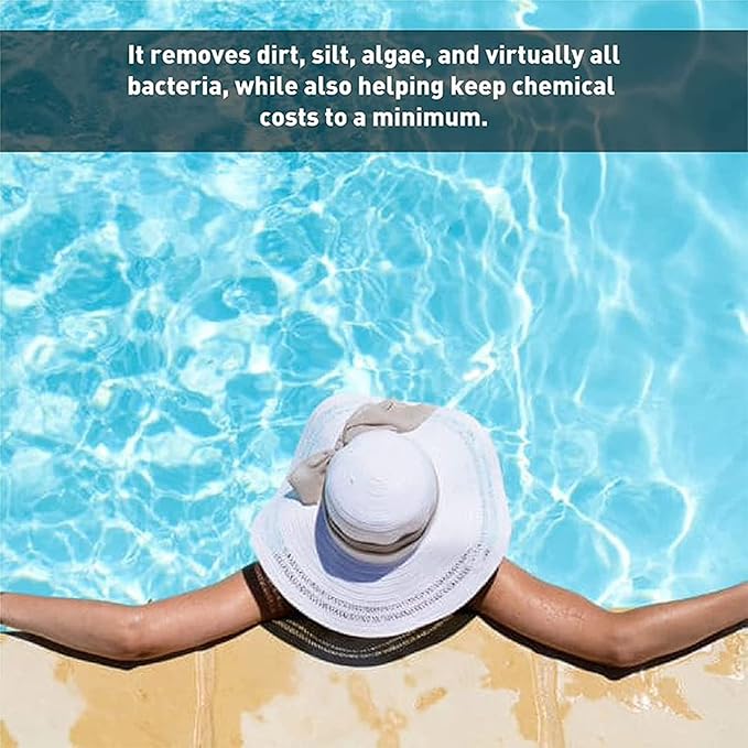 5 Pack Mystic White II Sand for Above Ground and Inground Pool Filter Pumps, 50 Lb - Accessories and Supplies for Swimming Pool System Cleaning and Maintenance