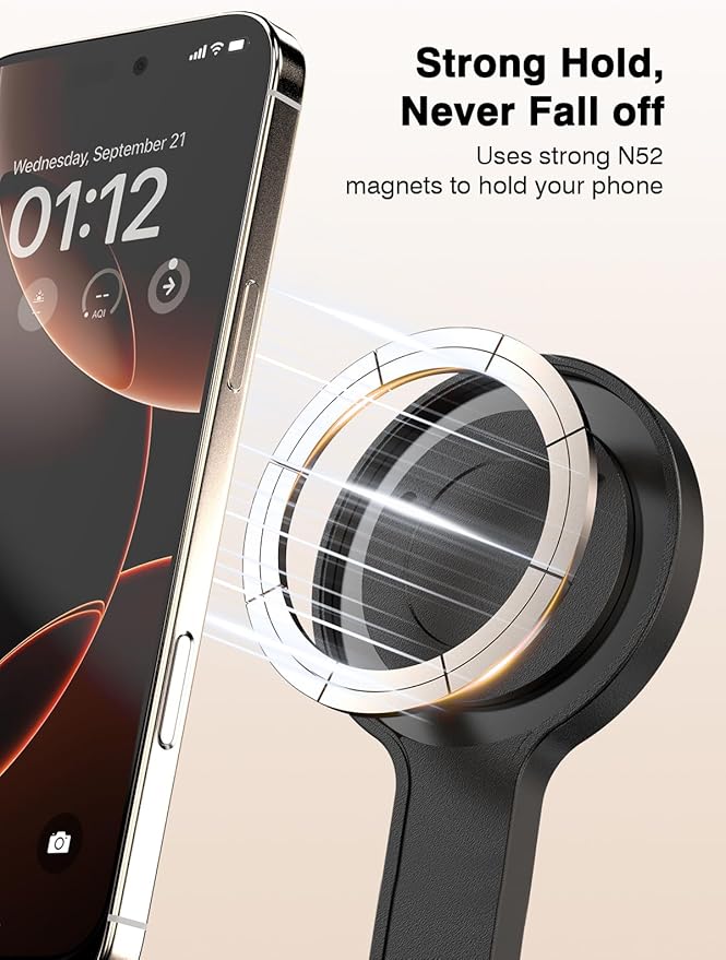 𝟐𝟎𝟐𝟓 𝐔𝐩𝐠𝐫𝐚𝐝𝐞𝐝 for Mag-Safe Tripod for iPhone,65”Extendable Strong Magnetic Selfie Stick for iPhone with Remote,Portable Cell Phone Tripod Stand for Vlogging Vacation Travel Essentials