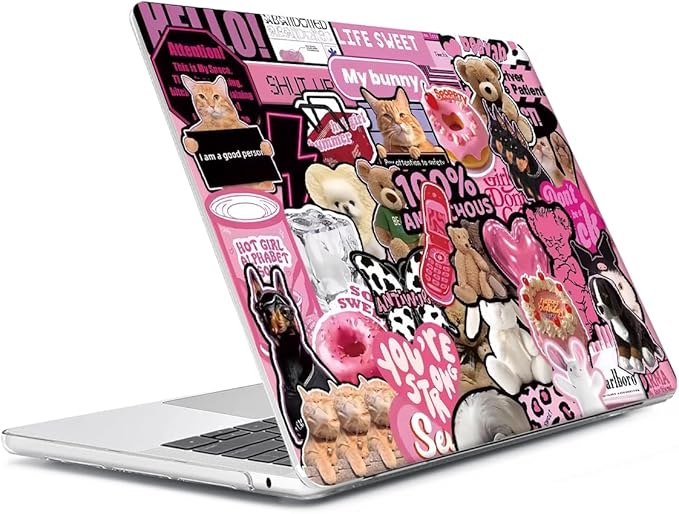 HOHAIYOO for 2026 2025 2024-2022 MacBook Air 13 inch Case M5 A3449 M4 A3240 M3 A3113 M2 A2681 with Touch ID& 13.6" Liquid Retina Display, Hard Shell&Keyboard Cover&Screen Film&Webcam Cover, Puzzle