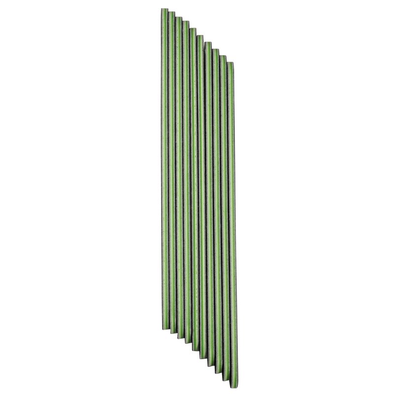 Nail File 180 grit / 180 grit | Natural,Gel or Acrylic | Washable and Reusable | Black Emery Cushion | 10-Pack by Geti Beauty | U.S.A. Made