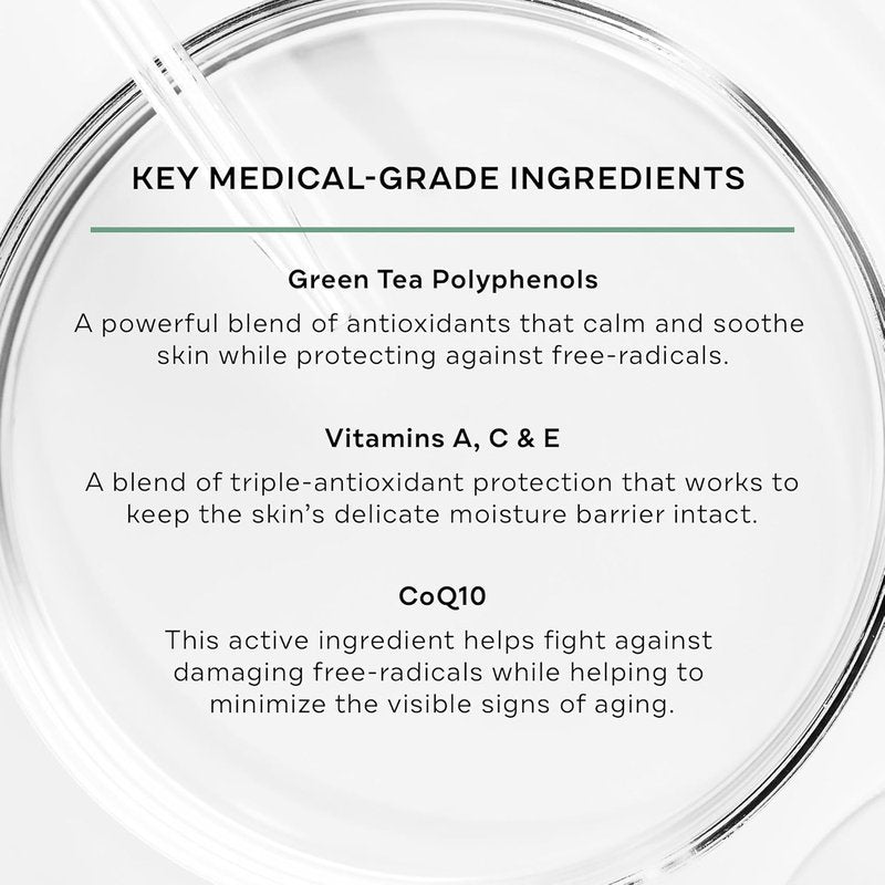 Replenix Green Tea Facial Cleanser - Soothing Medical-Grade Face Wash for Sensitive Skin | 6.7 fl. oz