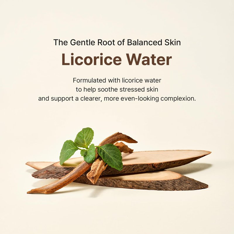 ACWELL Licorice Toner | pH 5.5 Alcohol-Free Hydrating Formula for Dull & Combination Skin - 5.07 fl oz