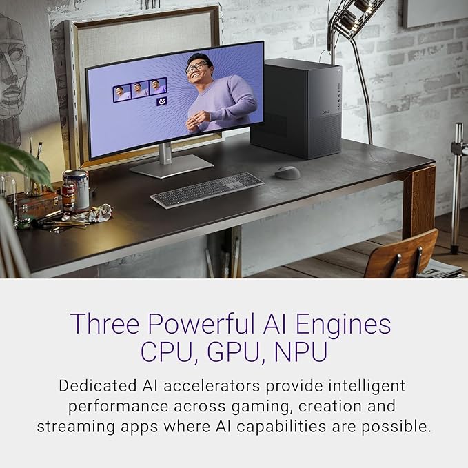 Dell Tower Plus EBT2250 Desktop Computer - Series 2 Intel Core Ultra 9 285 24-Core Processor up to 5.6 GHz, 32GB DDR5 RAM, 8TB SSD, Intel UHD Graphics, Windows 11 Home, Graphite - EBT 2250