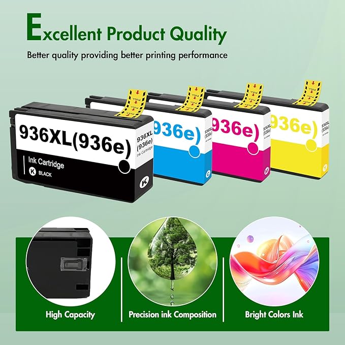 Toner H-Party Ink Cartridges Replacement for Printer