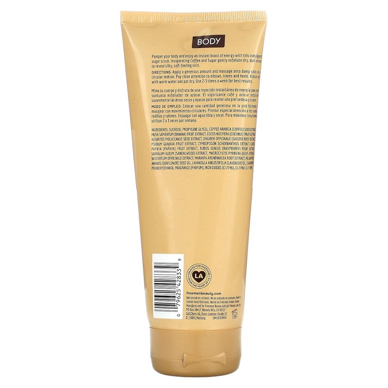 Freeman Exfoliating Body Scrub - Deep Cleansing & Revitalizing | 6 oz Unisex Scrub