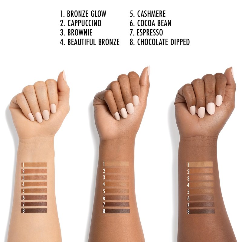 Black Radiance Color Perfect Foundation Stick with Soft Brush Applicator Duo – Buildable, Blendable Versatile Pigment-Rich Formula - Beautiful Bronze