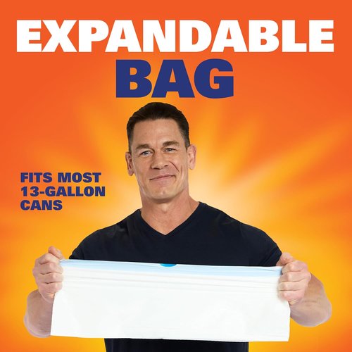Hefty Ultra Strong 13 Gallon Trash Bags - Tall Kitchen Bags with Fabuloso Citrus Scent | 80 Count