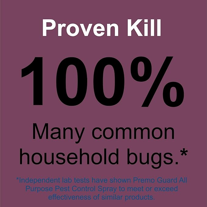 Pest Control by Premo Guard â 32 ozâ Insect & Pest Spray â Bug, Roach, Fleas, Fruit Fly, Ant, Spider Killer â Effective Plant Based Formula â Child and Pet Safe â Best Natural Protection