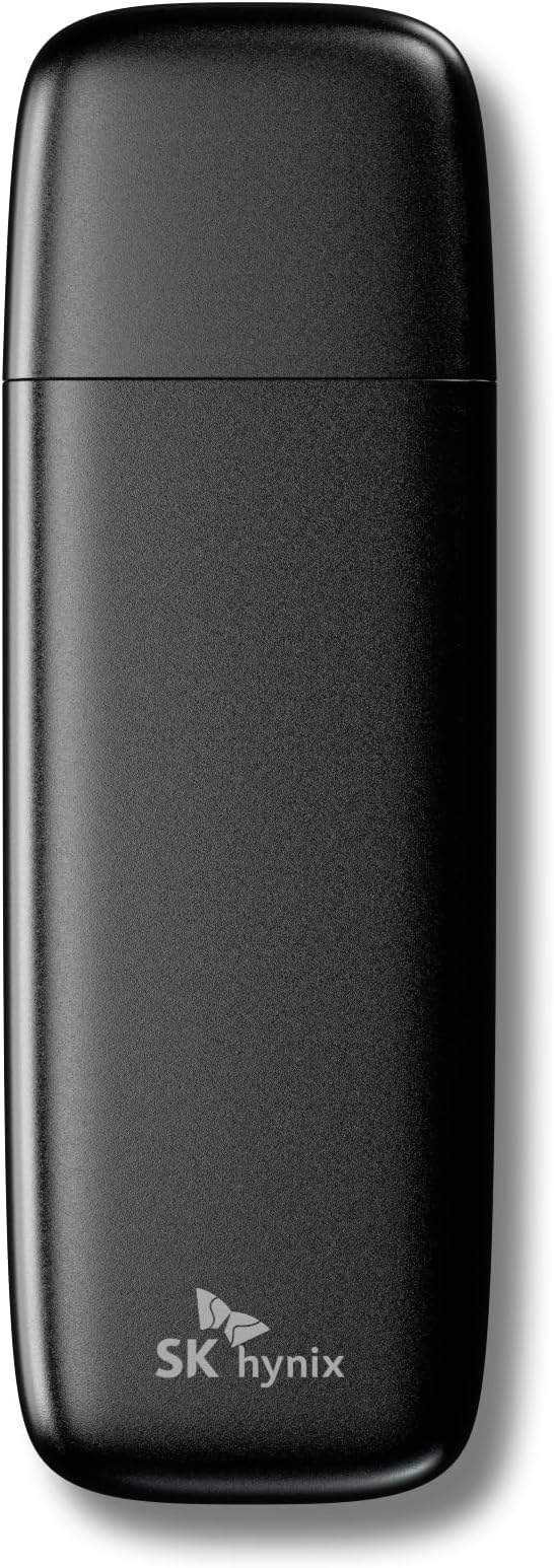 SK Hynix Tube T31 1TB Stick Type SSD with DRAM | up to 1000MB/s | 10 Gbps | USB-A 3.2 Gen2 | External Solid State Flash Drive Compatible with PS4, PS5, Xbox, Window PC & Mac