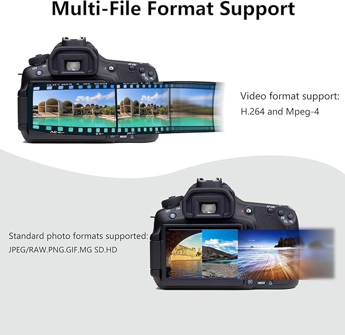 USB C SD Card Reader for iPhone 15/16/17, Dual Card Slots Micro SD Card Reader USB C Support SD and TF Memory Card Adapter, Trail Camera Viewer Memory Card Reader for iPhone 17/iPad/MacBook