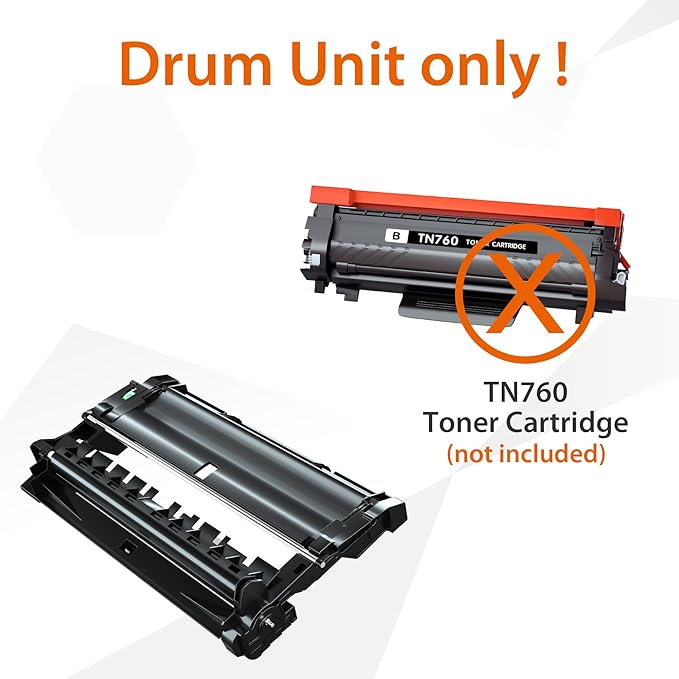 Compatible DR730 Drum Unit Brother (NOT Toner) for MFC-L2750DW HL-L2370DW MFC-L2710DW HL-L2350DW DCP-L2550DW(2 Black)