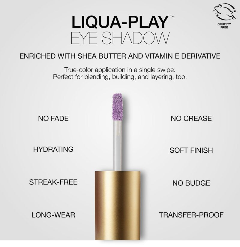 stila Liqua Play Liquid Eye Shadow | Long-Wear Matte Cream Eyeshadow with Blendable, Buildable, Lightweight Formula | No Crease, Budge or Fade | Infused with Shea Butter & Vitamin E