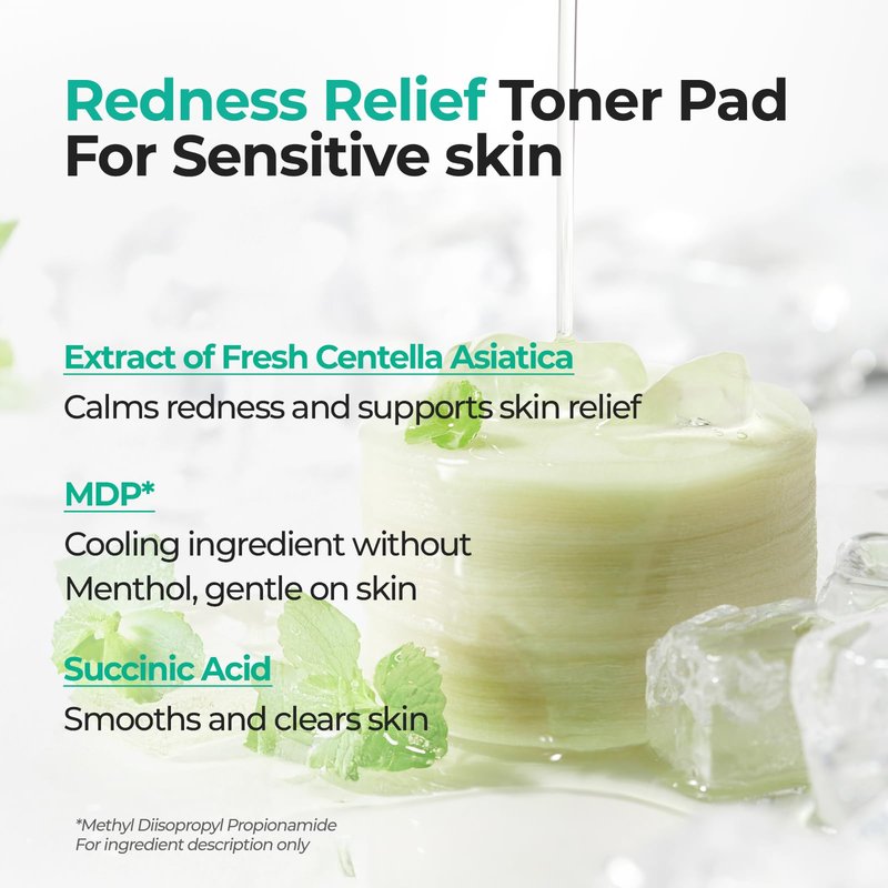 Cell Fusion C Post Alpha Cica Cooling Toner Pad - Redness Relieving & Cooling Korean Toner Pads | Centella Asiatica & Madecassoside | Hydrating, Soothing, Smoothing | 70 Pads / 6.08 fl.oz.
