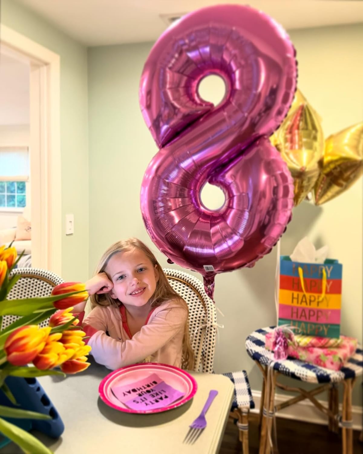 Pink Number Balloon - 40 Inch 0 Balloon for Birthday Decorations | Party Supplies for Women