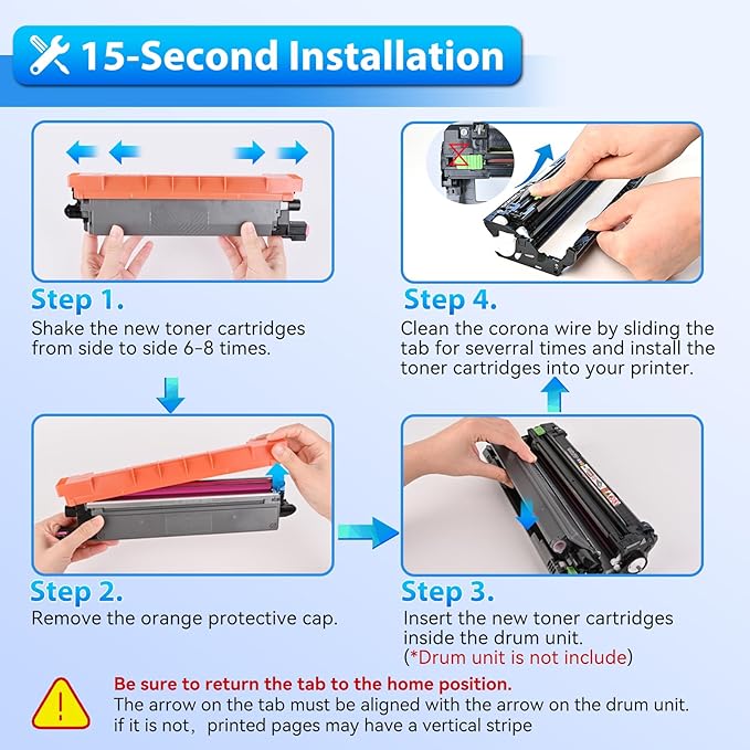 ZIPRINT TN229XL TN229 Toner 5 Pack Compatible Replacement for Brother TN229 TN229XL Toner Cartridges for MFC-L3780CDW HL-L3280CDW MFC-L3720CDW HL-L3220CDW HL-L3300CDW HL-L3295CDW Printer