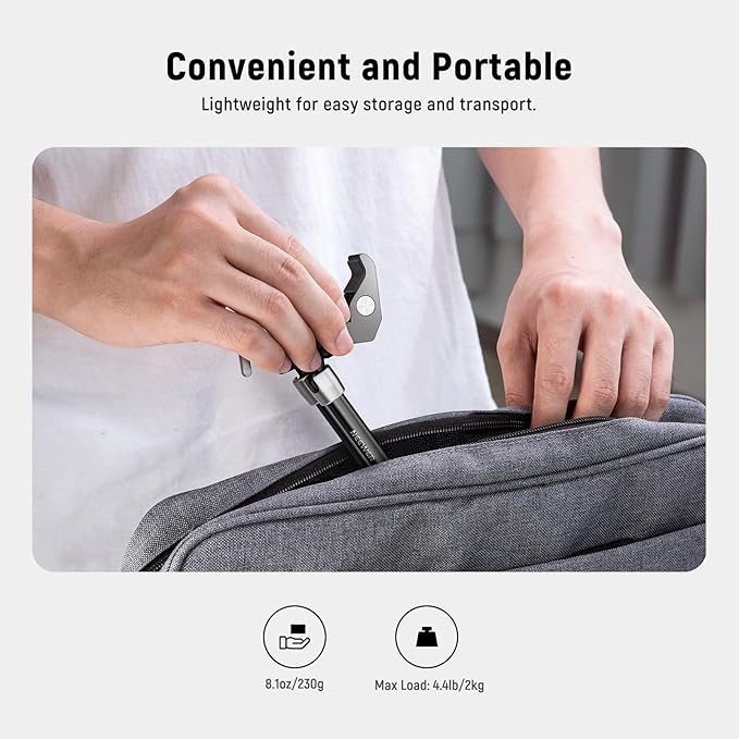 NEEWER 9.8"/25cm Adjustable Magic Arm with Super Clamp, 1/4" & 3/8" Threads, 1/4" Screws for Flash/LED Light/Microphone/Monitor, Compatible with SmallRig Camera Cage, Max Load: 3.3lb/1.5kg, ST25C