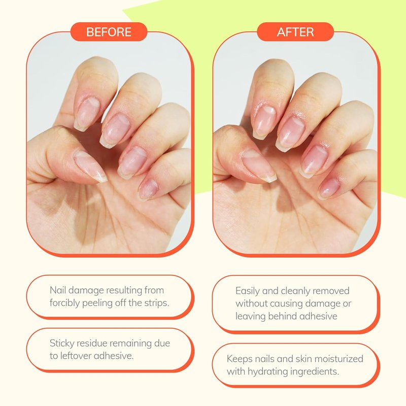 Semi Cured Gel Nail Strips Bundle - Easy Application & Quick Removal | 2 Pack Set