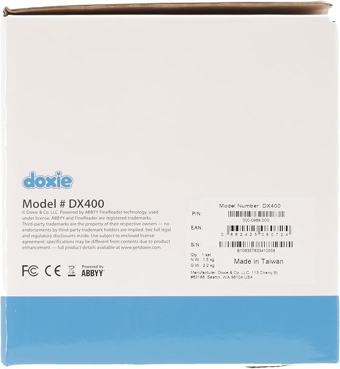 Doxie Pro - Duplex Document Scanner and Receipt Scanner for Home and Office with Amazing Software for Mac and PC
