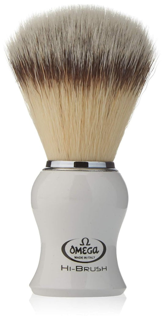 Omega Shaving Brush - Premium Synthetic Fibre for a Luxurious Shave | 157 Gr