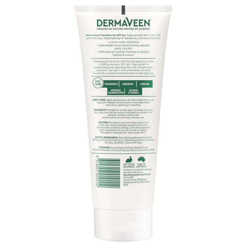 DermaVeen Revive & Protect Body Moisturizer | SPF 50+ | 200g for Ultimate Skin Hydration