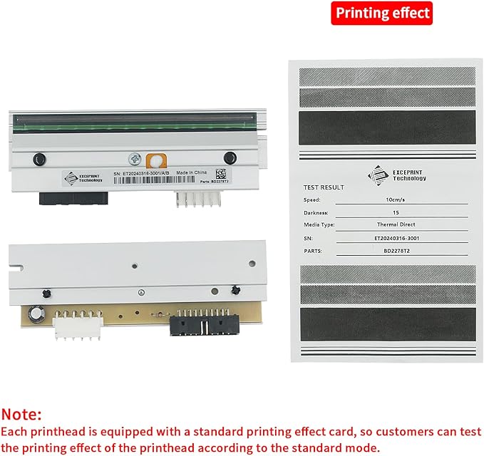 EXCEPRINT I-4212E Mark II Printhead Replacement - PHD20-2278-01, 203 DPI, High-Performance Compatible Thermal Print Head for Datamax I-Class Mark II Barcode Label Printers