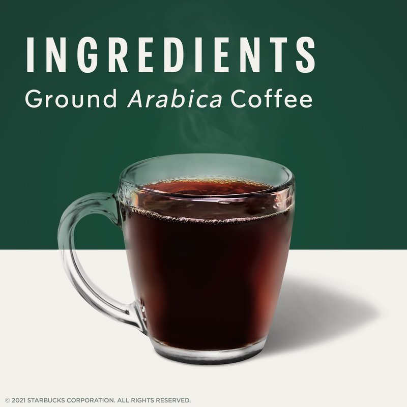 Starbucks K-Cup Coffee Pods, Dark Roast Hot or Iced Coffee, Caffè Verona, 96 Keurig Pods
