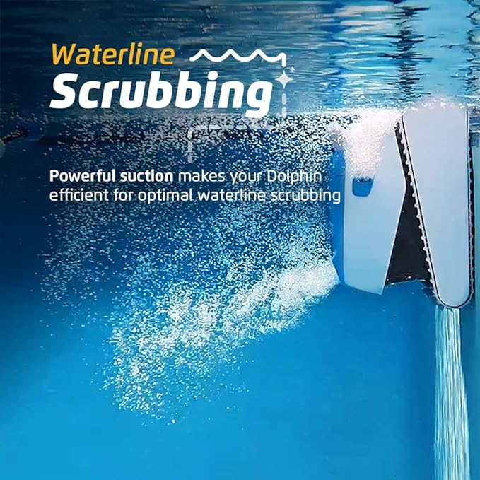 Dolphin Proteus DX5i Wi-Fi Automatic Robotic Pool Vacuum Cleaner Includes Caddy for Easy to Transport and Store, Ideal for In-Ground Pool up to 50 FT in Length