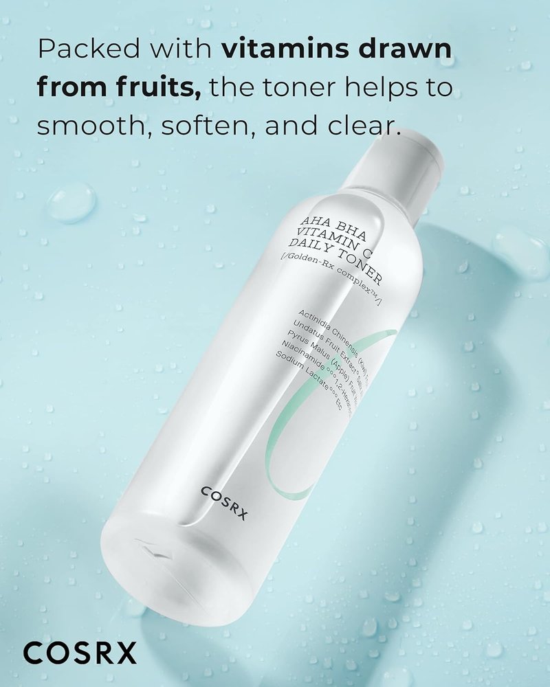 COSRX ABC Daily Toner - Korean Exfoliating Toner with AHA, BHA & Vitamin C for Radiant Skin | 150ml (5.07 fl. oz)