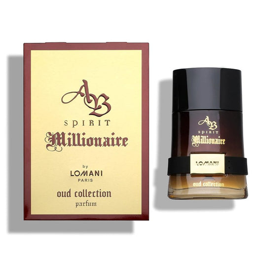 Lomani AB Spirit Millionaire Oud Collection - 3.3 oz Men's Parfum Spray | Luxurious Fragrance
