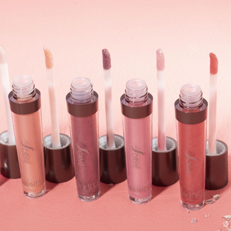 SORME Treatment Cosmetics LipThick Plumping Gloss for Shiny and Fuller Looking Lips | Doll Shade