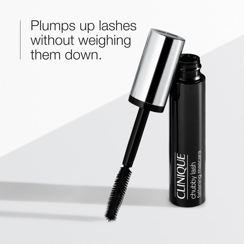 Clinique Chubby Lash Fattening Mascara | Volume, Length + Safe For Sensitive Eyes, Jumbo Jet, 0.3 Fl Oz