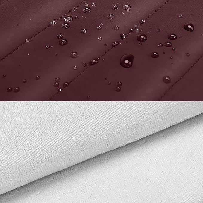 MOSISO Laptop Case 13.3 inch,13-13.3 inch Puffy Laptop Sleeve Compatible with MacBook Neo/Air 13.6 M5 M4 M3 M2 M1/Pro 13/14,HP Dell ASUS Lenovo,Polyester Horizontal Bag with Small Case, Wine Red